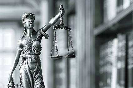 Foto: Statue von Justitia